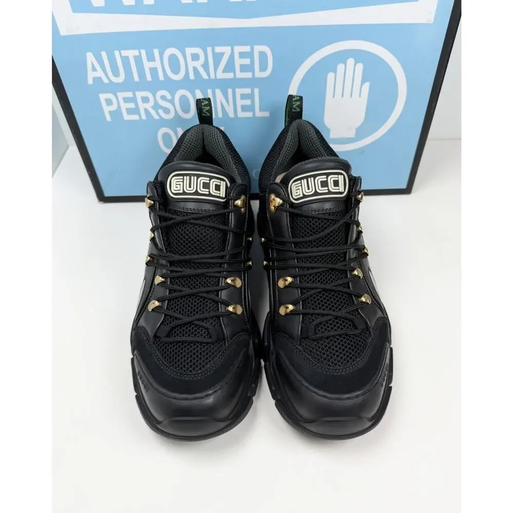 Size 11.5US - Gucci Flashtrek Black Sneakers🖤 RETAIL $1.3K! - Picture 3 of 10
